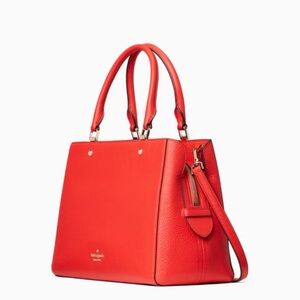 NWT Kate Spade Leila Medium Triple Compartment Satchel